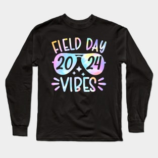 Tie Dye For Teacher Kid  2024 Long Sleeve T-Shirt